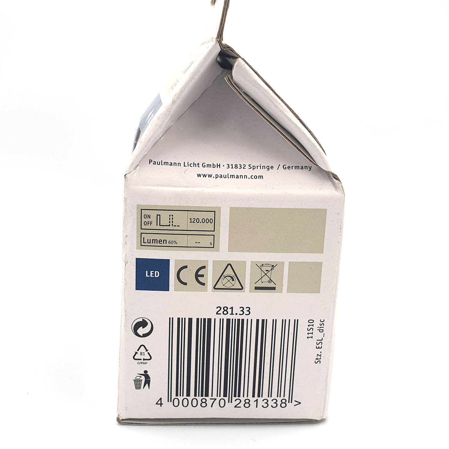 Paulmann 28131 (281.31) LED Disc, 7 Watt GX53 warm white