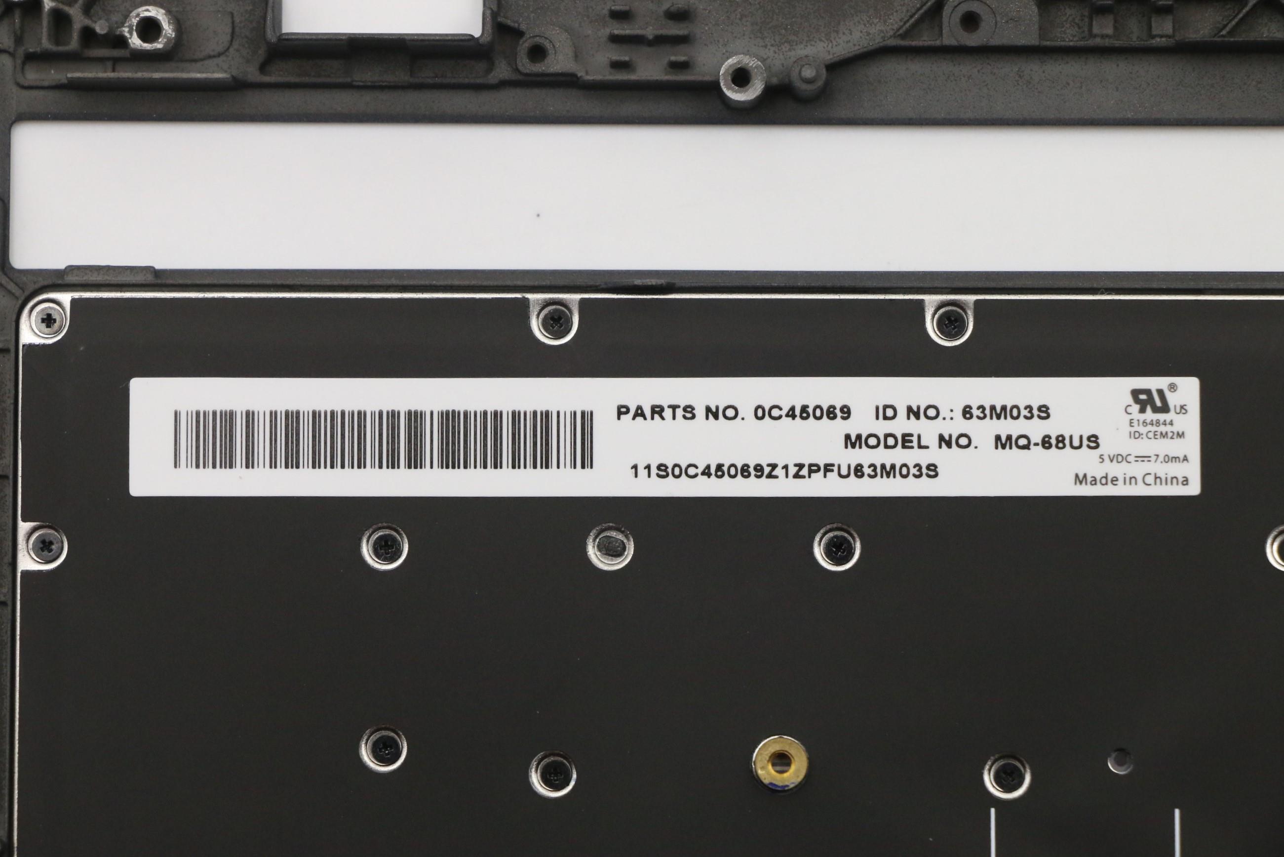 LENOVO THINKPAD X1-CARBON  2ND GEN KEYBOARD ASSEMBLY 04X5570,04X6562 Open Box