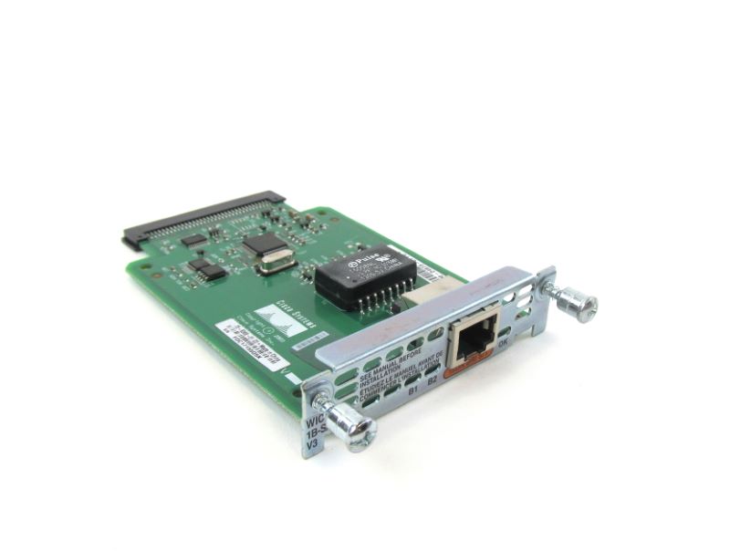 Cisco WIC-1B-S/T-V3 1-port ISDN WAN Interface Card (dial and leased line)