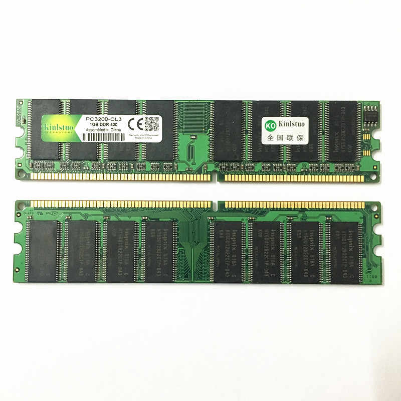 Kingston 1GB DDR PC 2700 - DDR 1 333MHZ 400MHZ 333 400 MHZ Desktop PC Memory Module Computer Desktop USED A