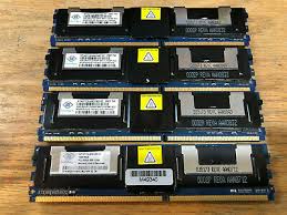 Nanya NT4GT72U4ND1BD-3C PC2-5300F--55-11-FD-667.ECC Used A 4GB Server Memory