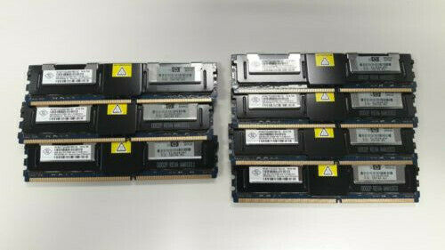 Nanya NT4GT72U4ND1BD-3C PC2-5300F--55-11-FD-667.ECC Used A 4GB Server Memory