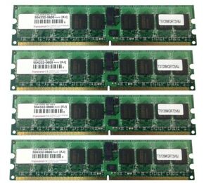 Mixed Brand Server Ram PC2-5300F DDR2-677Mhz 1GB Memory Used A