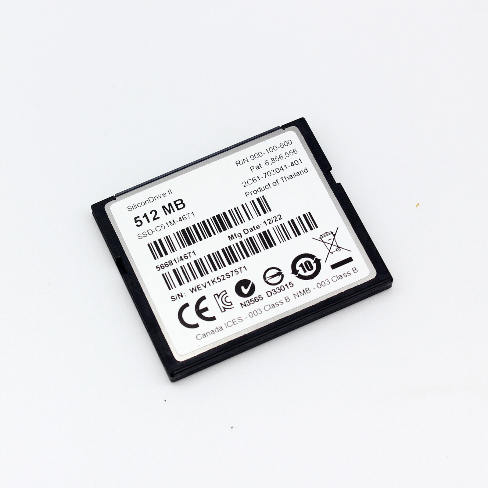 CISCO 512MB CompactFlash Card,Industrial Grade CF Card 512MB for CISCO Routers Used A