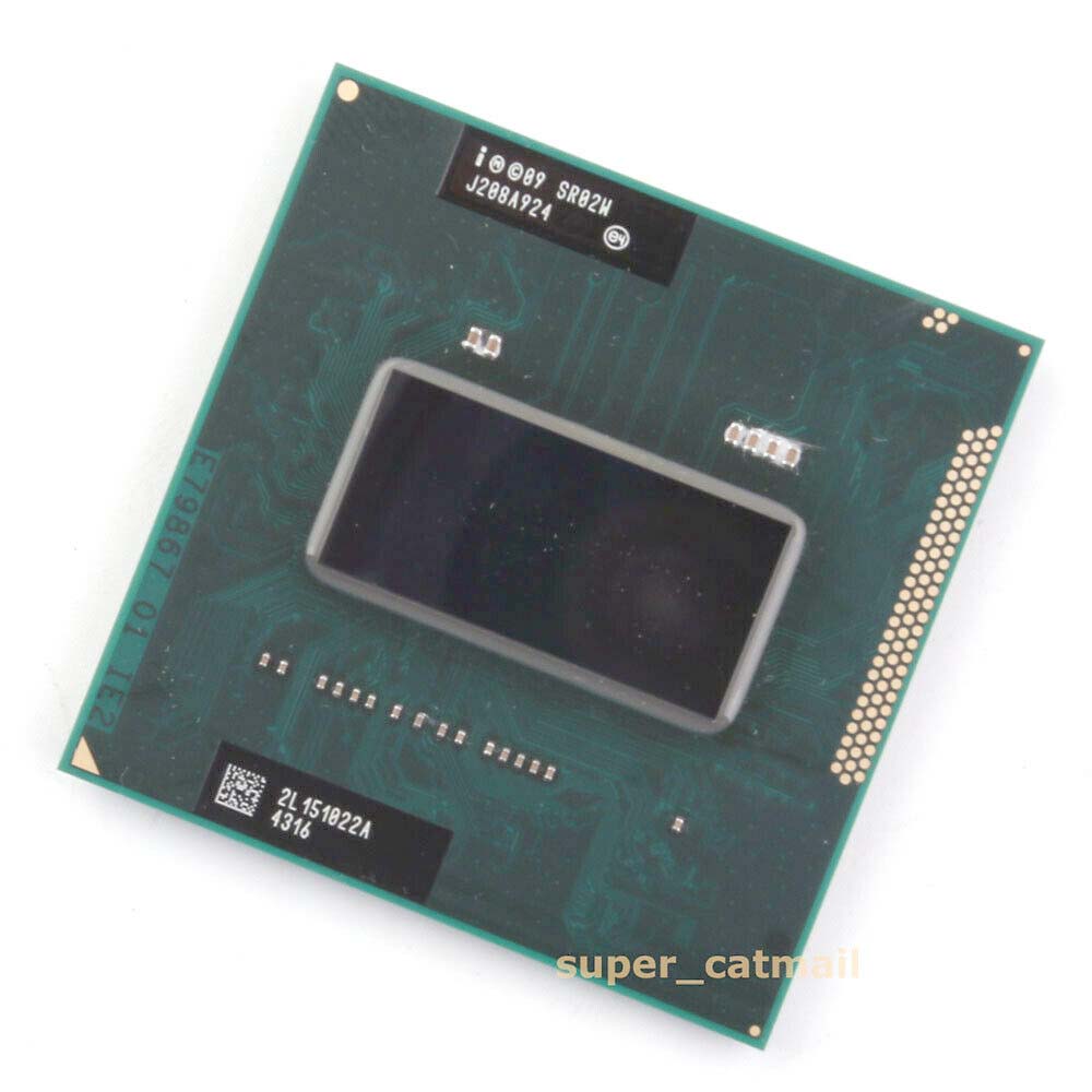 Intel Quad-Core Core i7-2760QM CPU Processor SR02W 2.4 GHz Socket G2 Laptop Used A