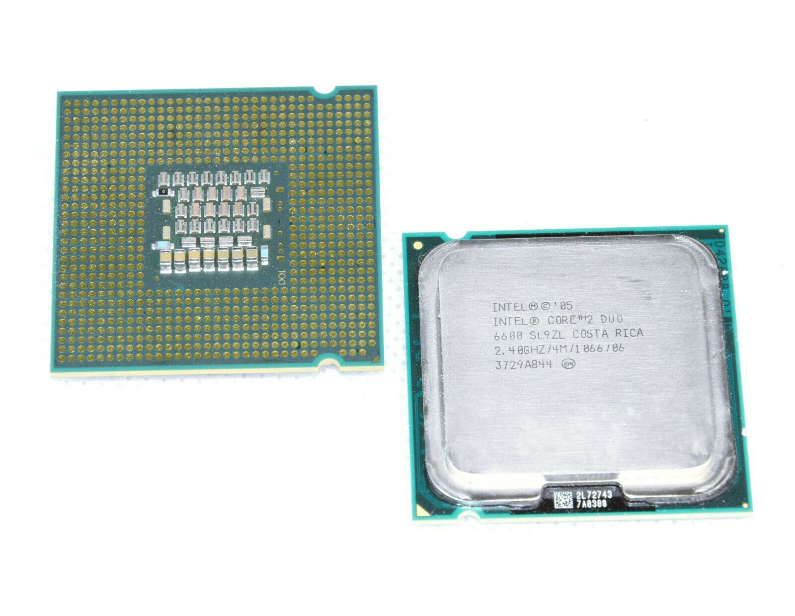 IIntel Core2 Duo E6600 SL9ZL Desktop CPU Processor LGA 775 4MB 2.40GHz 1066Mhz Used A