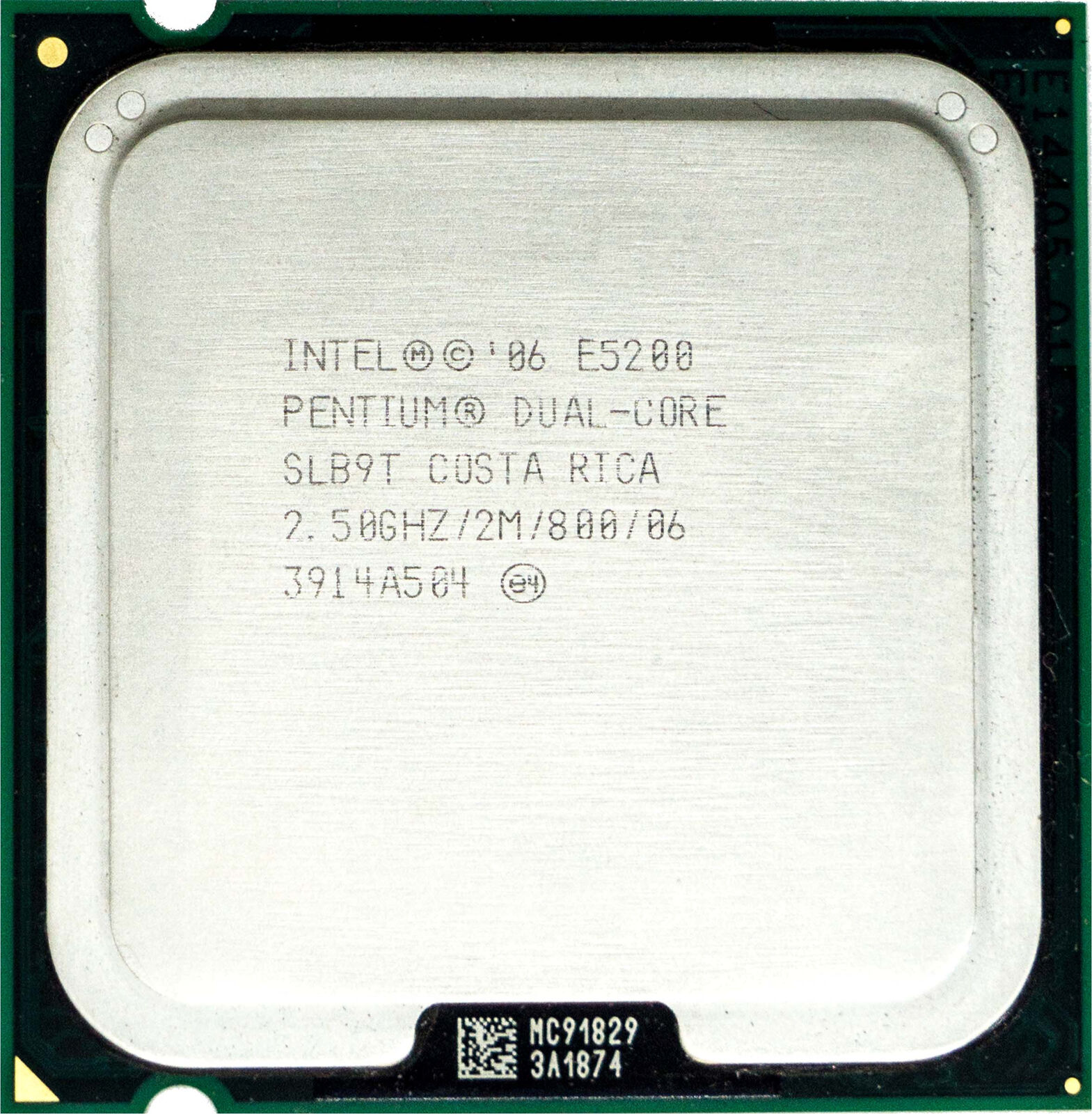 Intel Pentium E5200 (SLB9T) 2.50GHz Dual-Core SLB9TLGA775 CPU Used A