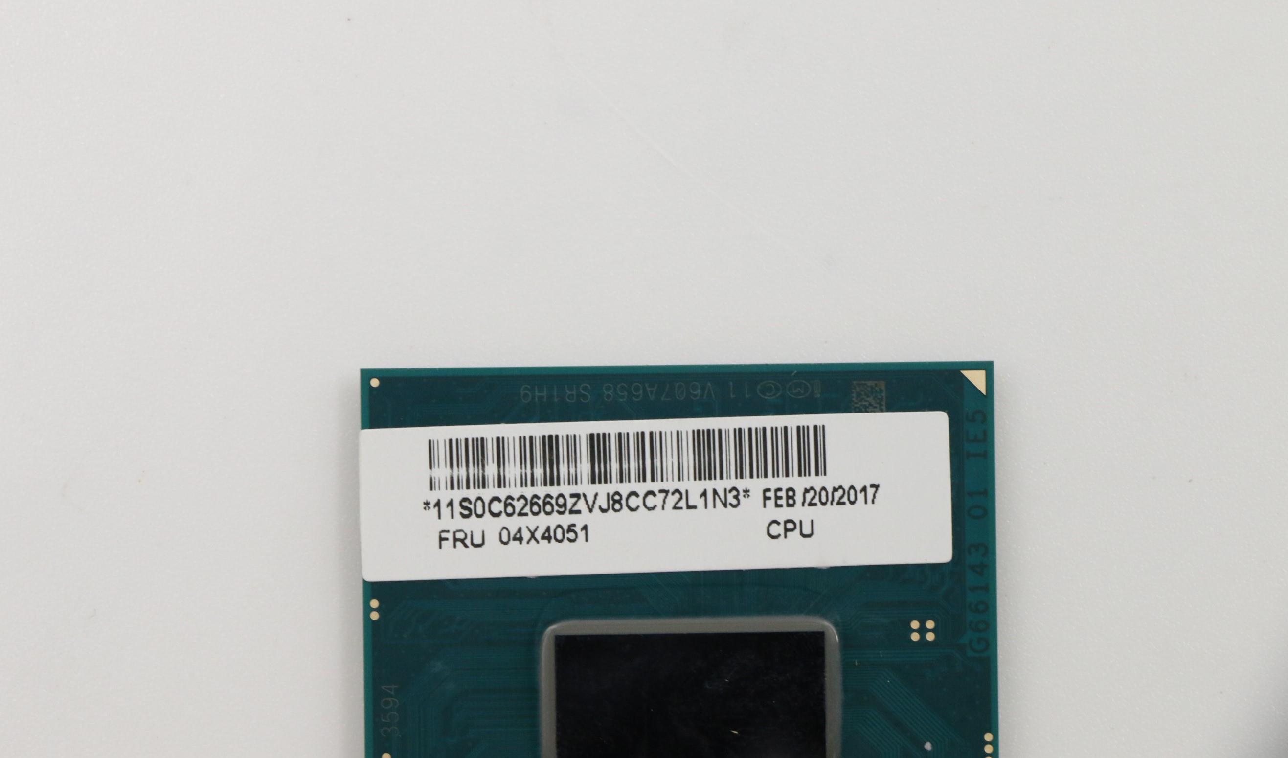 Intel Core i5-4300M Processor 3M Cache up to 3.30 GHz Laptop 04X4051 Used A