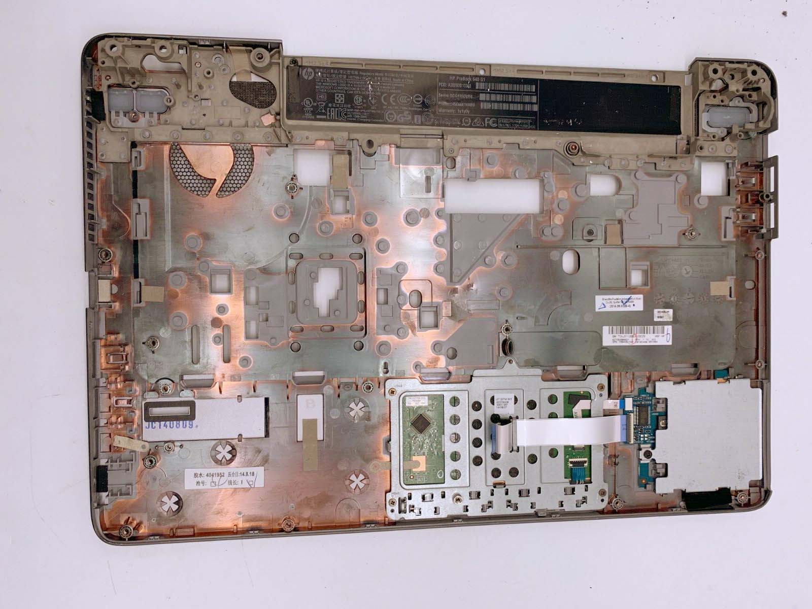 HP ProBook 640 G1 Laptop Palmrest w/ Touchpad 738406-001 Used A