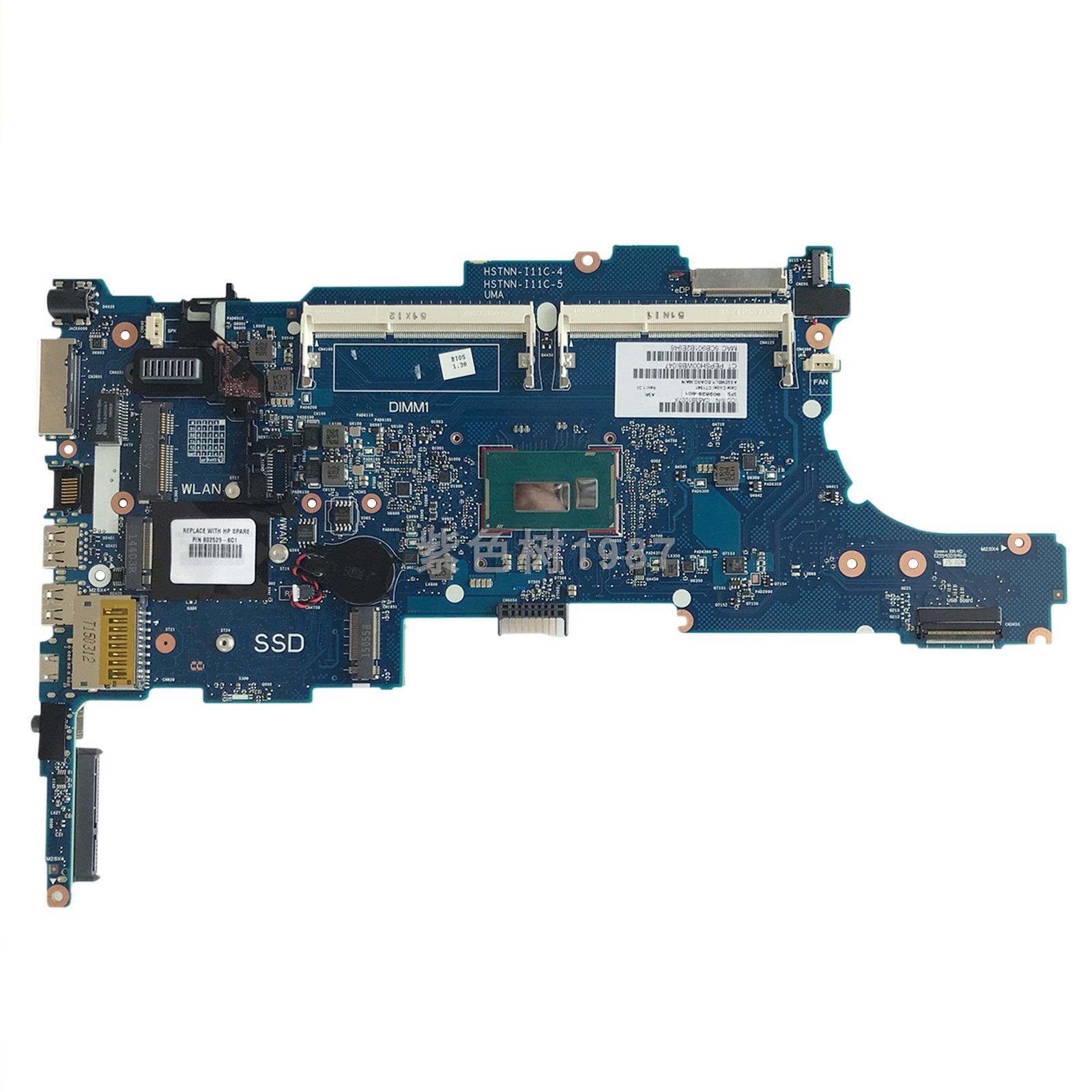 HP 820 G1 Motherboard 802500-001 802500-501 802500-601 SWBACK15-6050A2630701-MB-A01 I3-4030U Used B