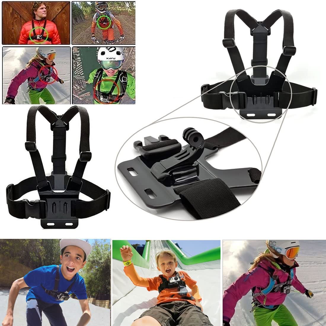 BPS 10 in 1 Accessories Kit for GoPro