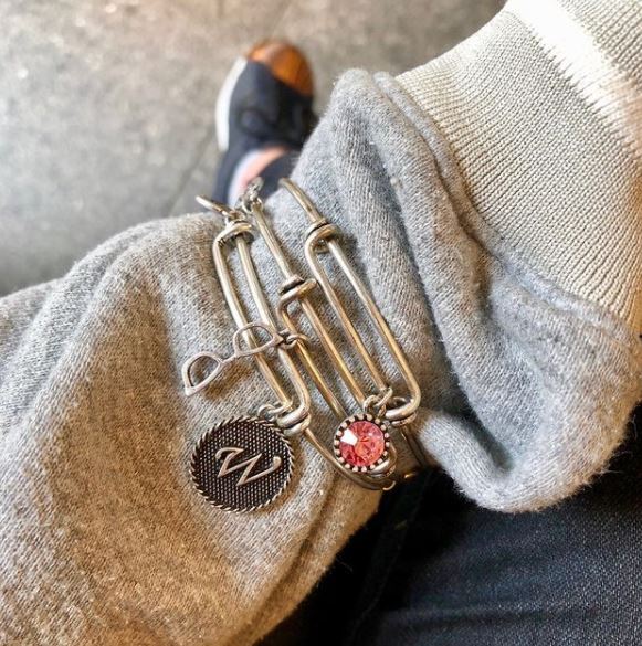 Urban Leaves LETTER M Bangle ULIN013VG Hand Bracelet Brass