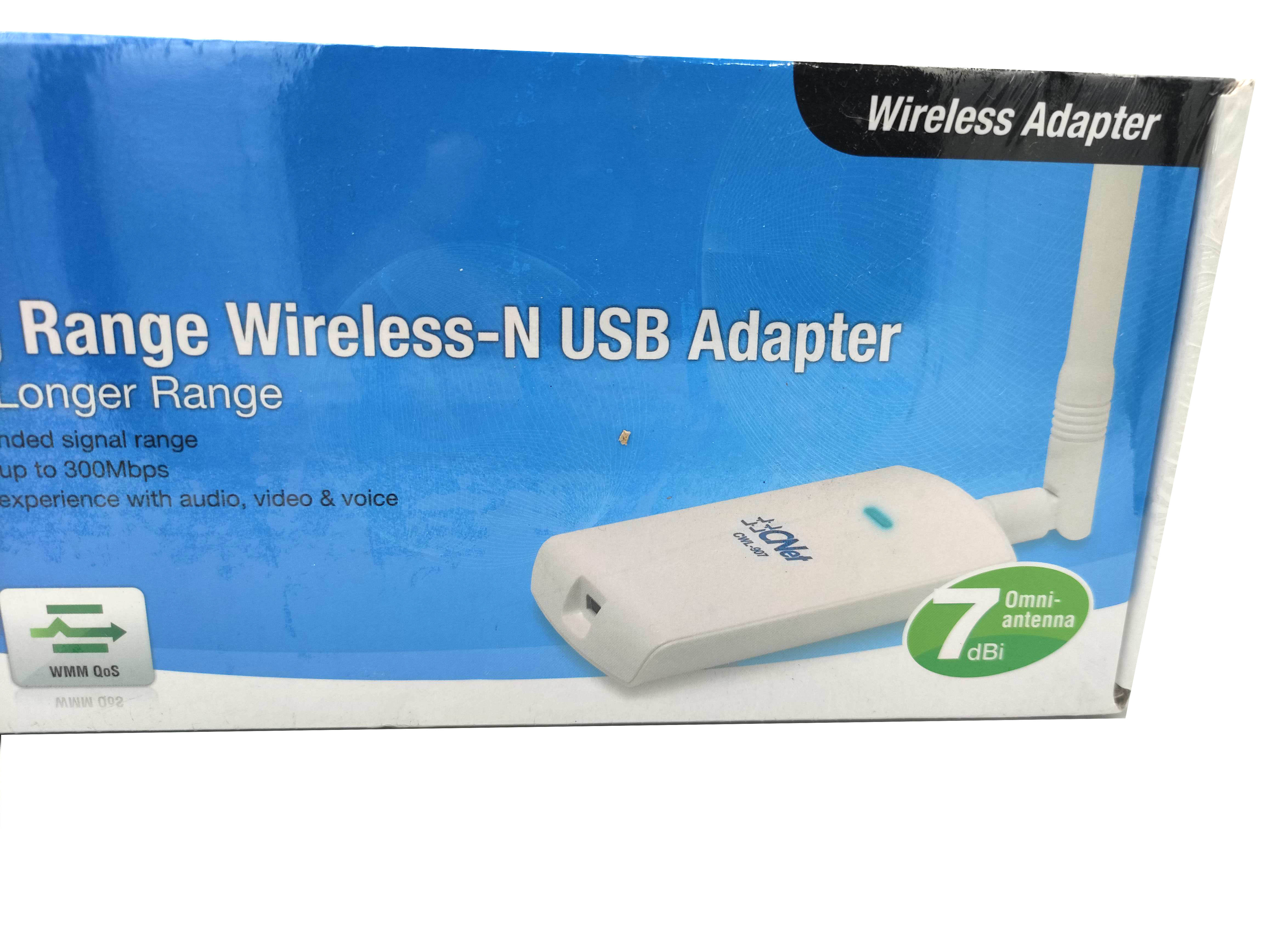CNET Extreme Long Range Wireless-N USB Adapter (CWL-907) New