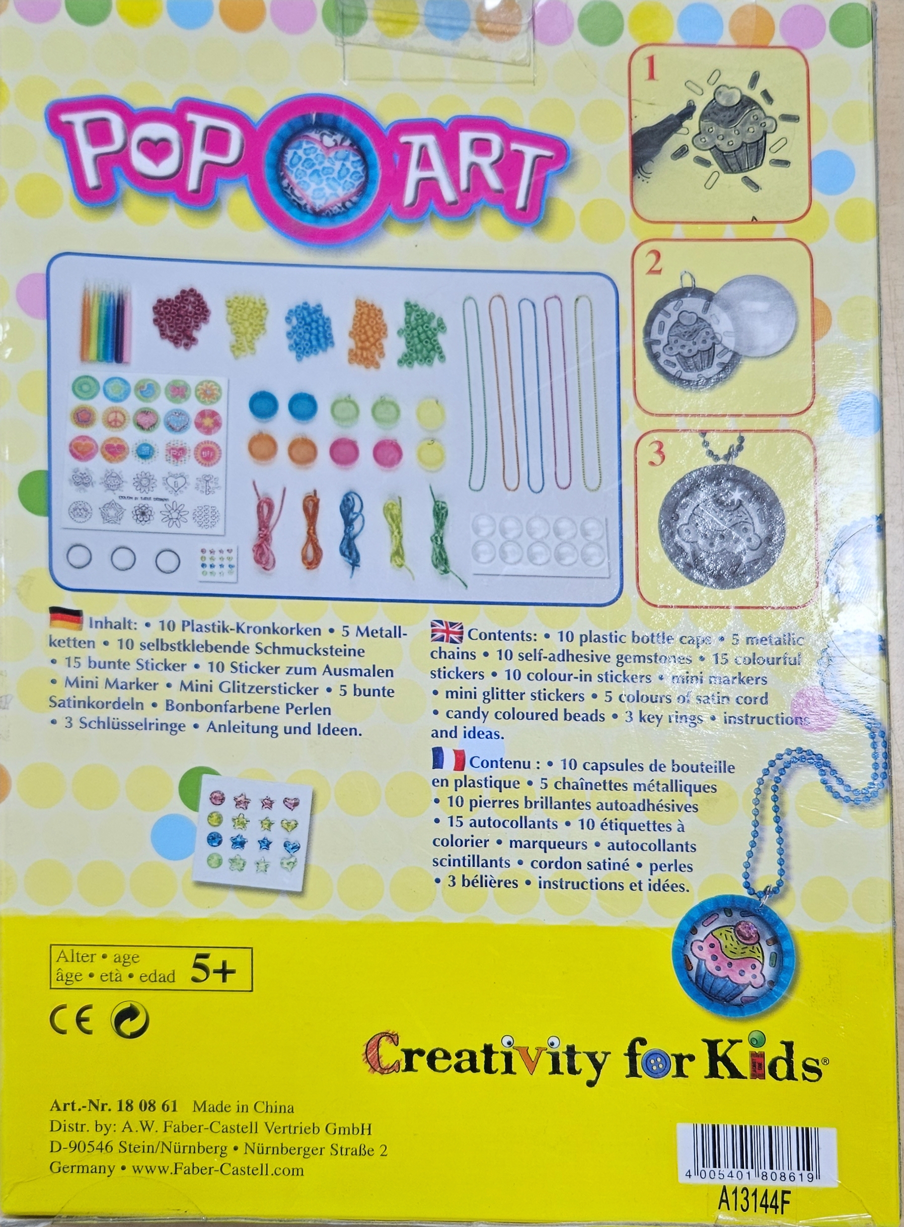 Faber-Castell Set creativitate medalioane pop FC180861 