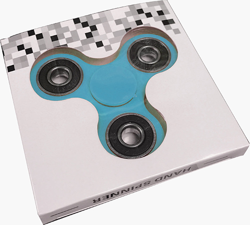 Fidget Spinner Classic Light Blue Plastic