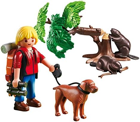 Playmobil Wild Life Beavers with Backpacker Set 5562
