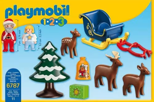 Playmobil Santa Claus with Reindeer Sleigh 6787