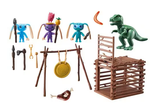 Playmobil Alien Warrior With T Rex Trap 9006