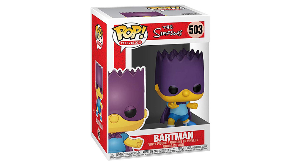 Funko pop Bartman 503 Television  The Simpsons Vinyl Figure Toy