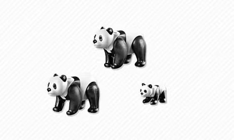 Playmobil Panda Family 6652