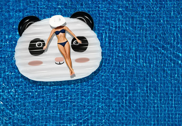 Giant Inflatable Lazy Panda Float 175x193CM