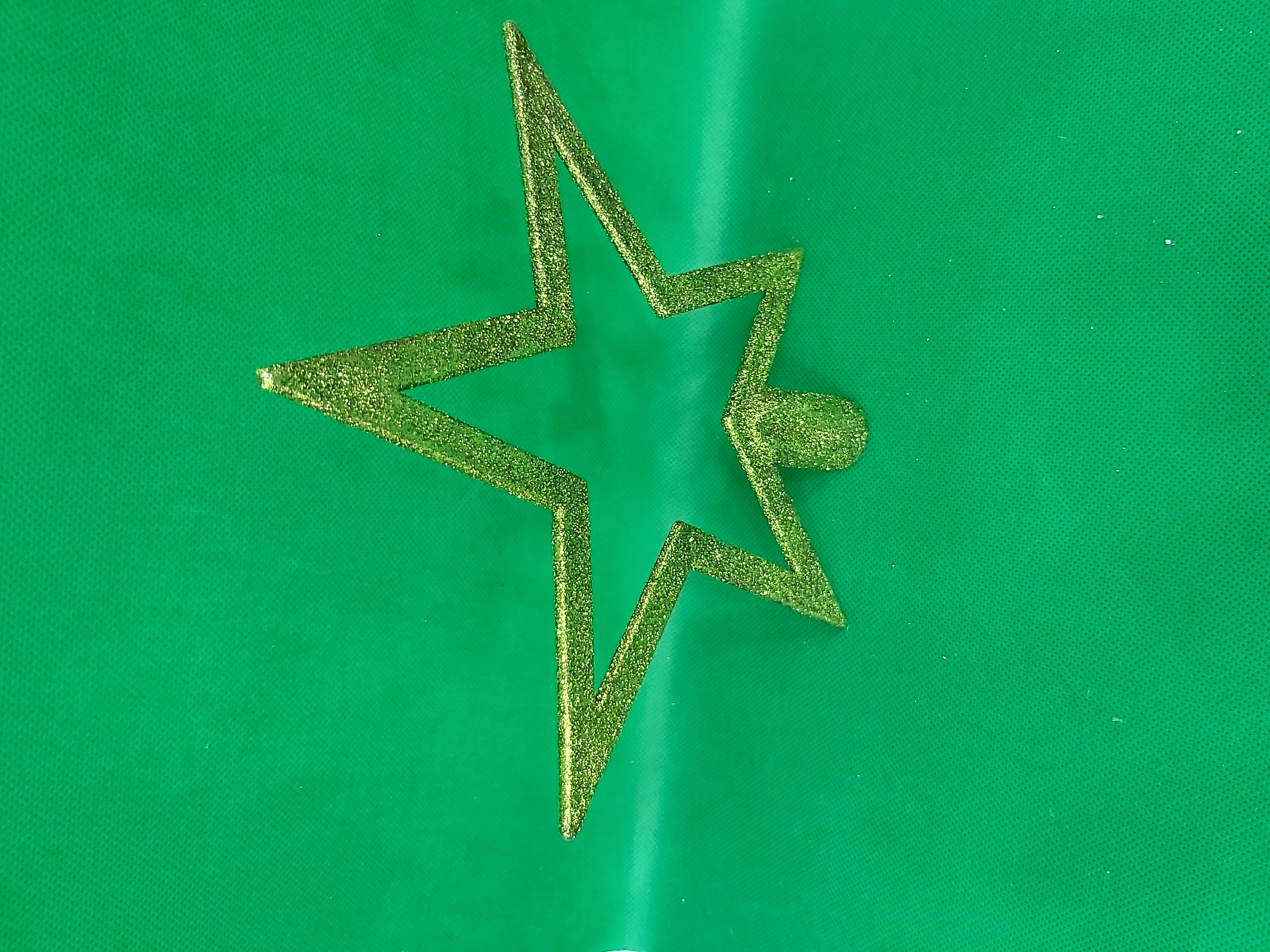 Green Glitter Star Tree