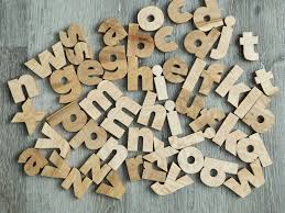 Wooden Mdf Decorative Mini Letters