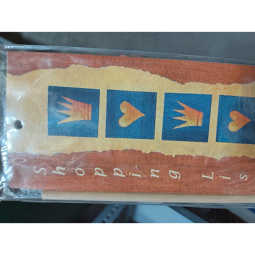 Shopping List Brown 22Cm X 11Cm