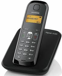 Gigaset Siemens Cordless Phone Model As280 Refurbished No Battery 