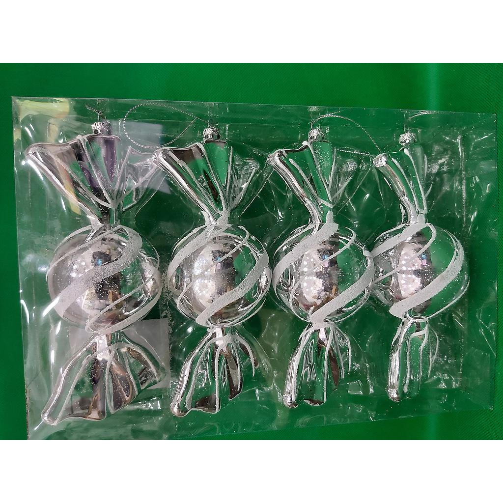 4 Candy Big Tond Silver