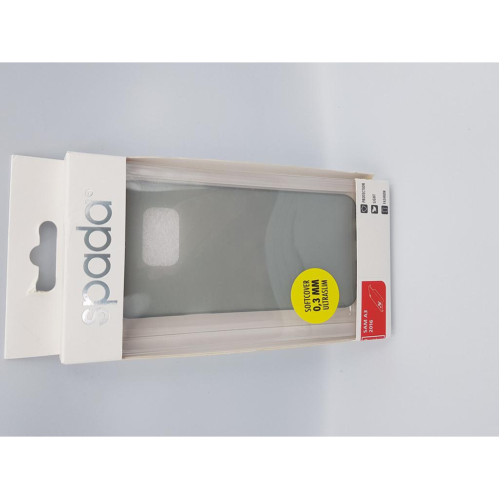 Samsung A3 2016 A310F Grey Silicone Back Cover 4 7