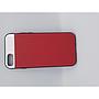 Iphone 78 Redsilver Silicone Back Cover 4 7