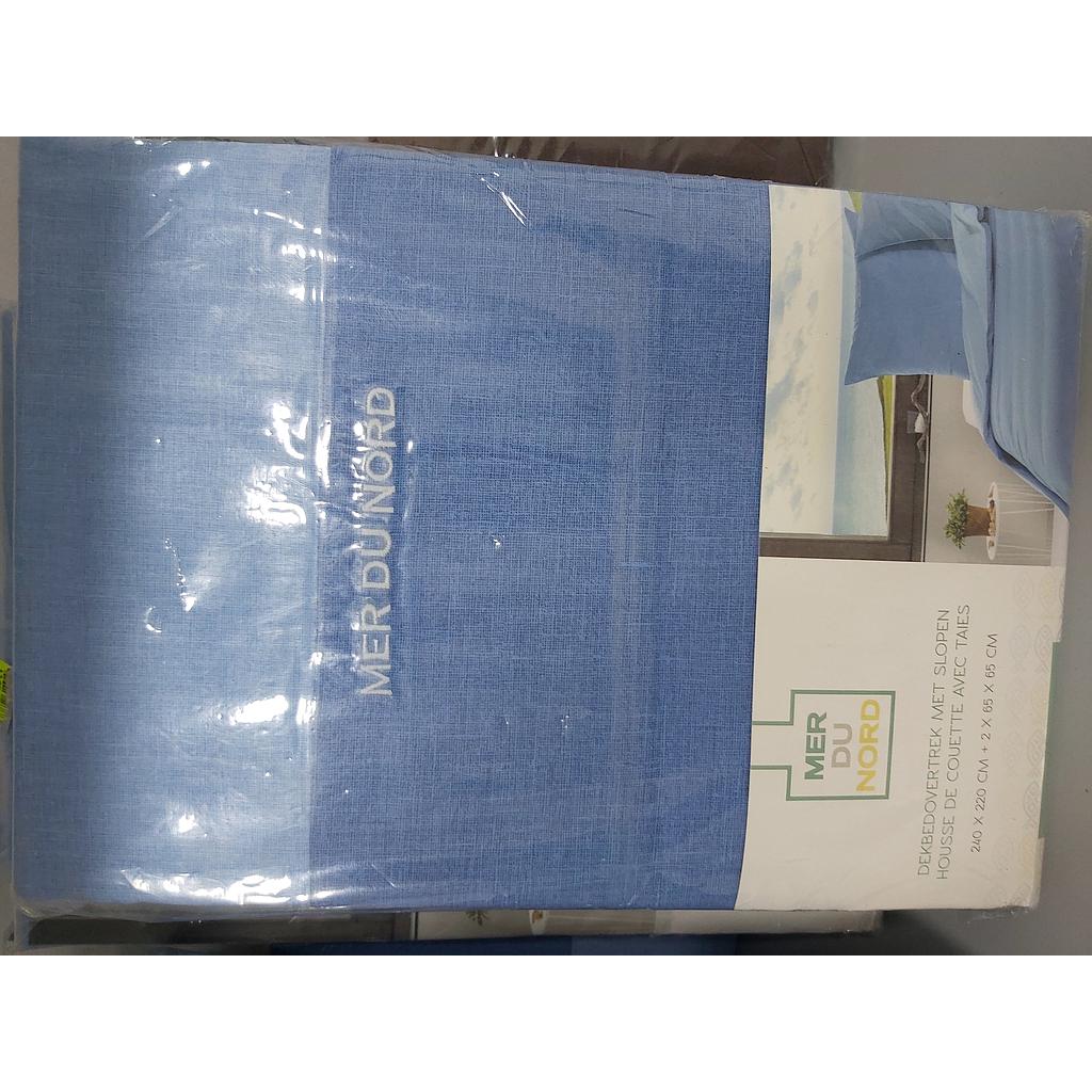 Cotton Drap Housse 240Cm X 220Cm Blue
