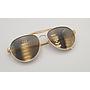 Lux Lenses UK SunGlasses Model GM110354 DarkBlue Gold Aviator Metal