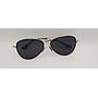Lux Lenses UK SunGlasses Model FS2517 Black Gold Aviator Metal