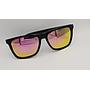 Lux Lenses UK SunGlasses Model WPF A3875 Orange Black Wayfarer Style Plastic