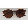 Lux Lenses UK SunGlasses Model 70052 Brown Round Plastic