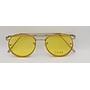 Lux Lenses UK SunGlasses Model 34633 Yellow Round Metal