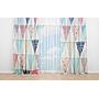 OYO Home SL FPR 42A New 240cm Triangle Pattern Curtains 280cm