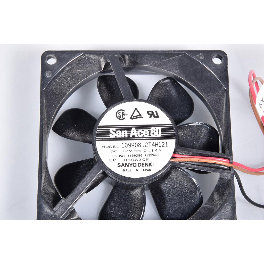 Sanyo 109R0812T4H121 Open Box SANYO DENKI 109R0812T4H121 San Ace 80 DC cooling fan 80x25mm