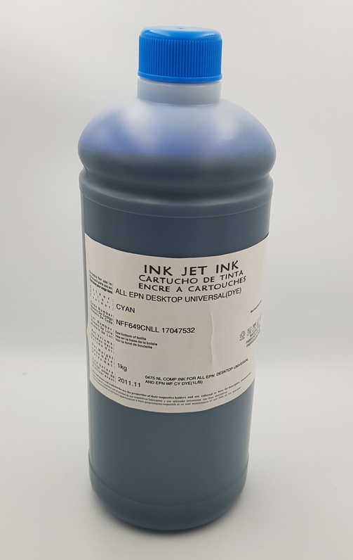 Refill Ink Unb NFF649CNLL 17047532 CYAN Universal Ink for 500ml AA
