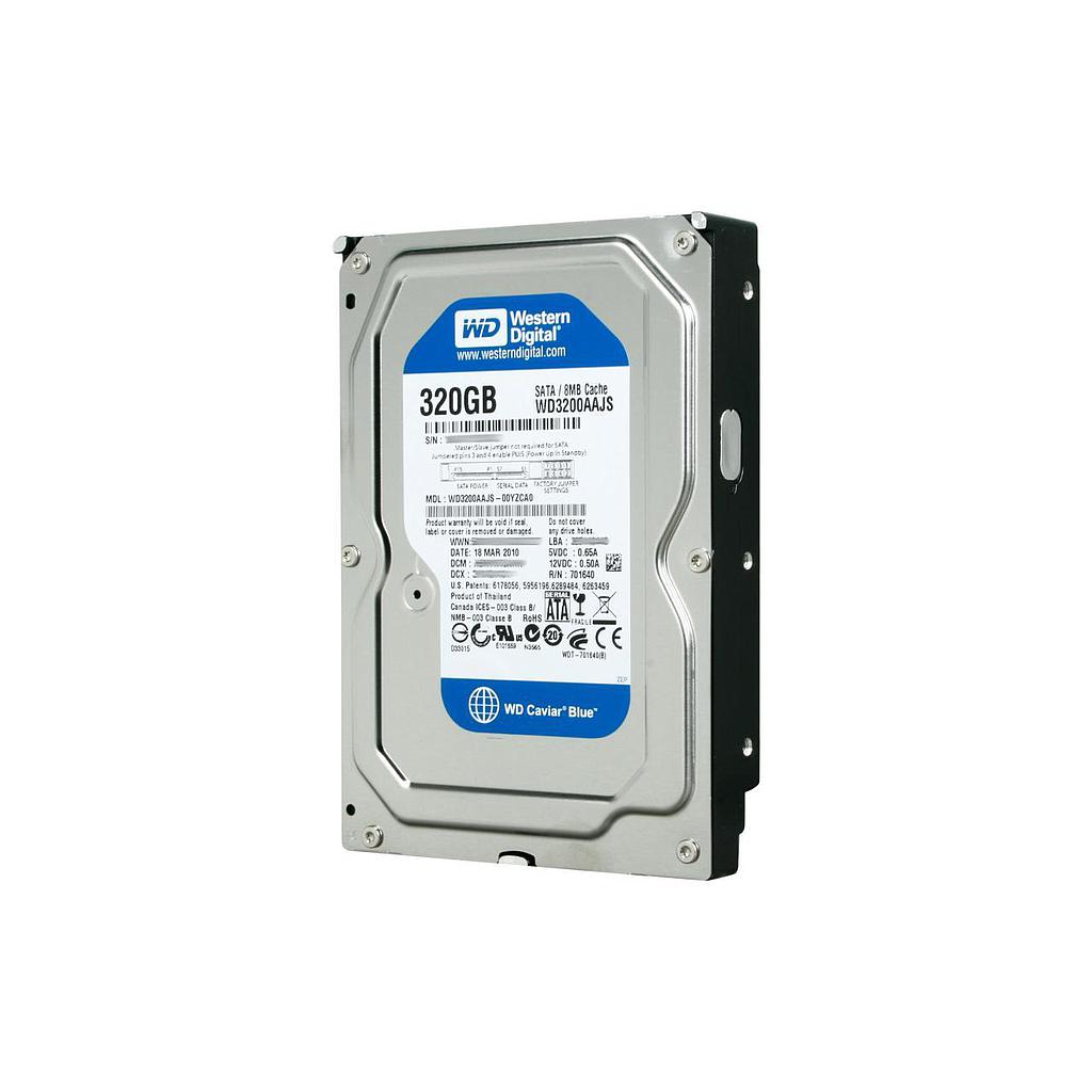 Western Digital Hard Disk 320GB HDD SATA WD3200AAJS Used