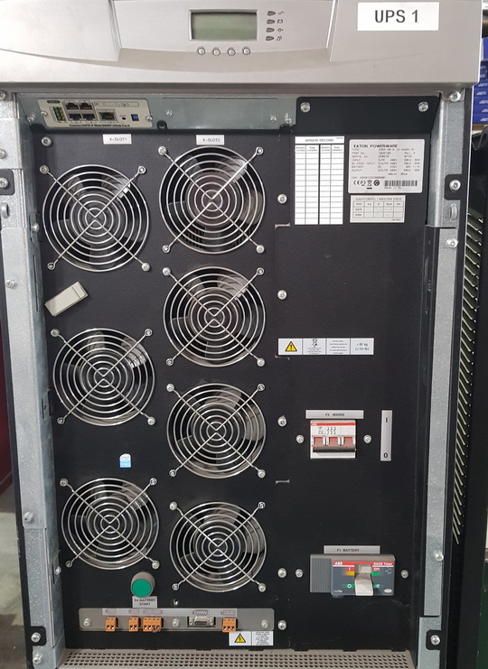 UPS Eaton Powerware 9355 40 N 12 4x9Ah M Used A Without Batteries 40000VA Server Tower