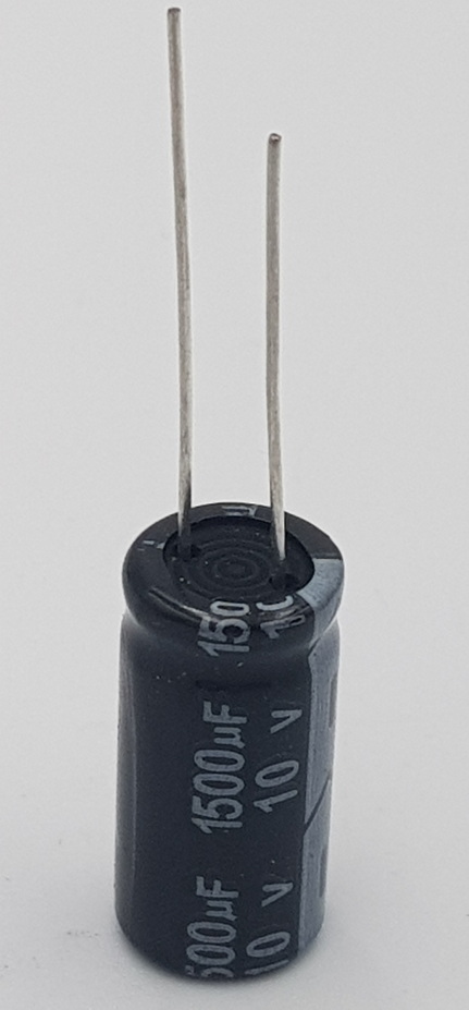 Pack of 50  Etopmay New Capacitors Aluminum Electrolytic 1500mf  10V D10 L20mm