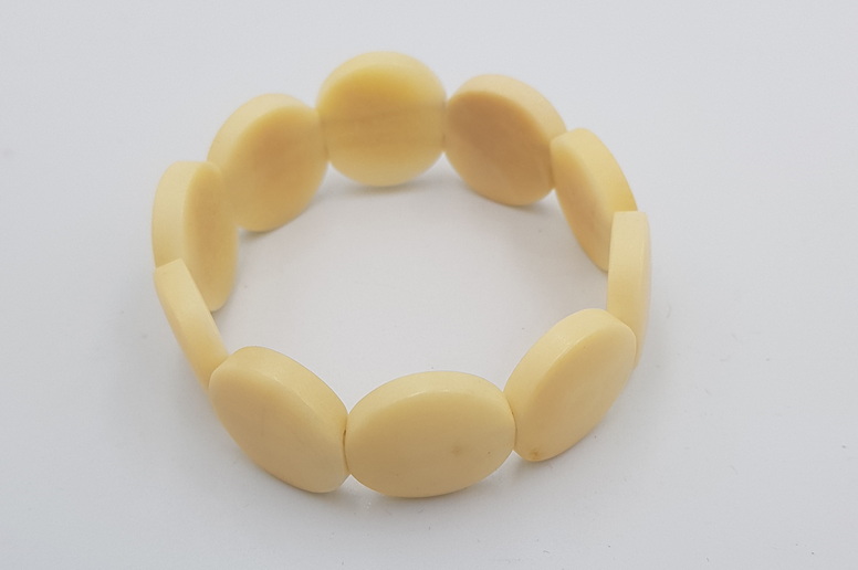 Articiones Handmade Bracelet Cream Round Tagua New 2cm 6cm 6cm