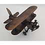 Articiones Handmade Aeroplane Model Metal 6cm 14cm 14cm