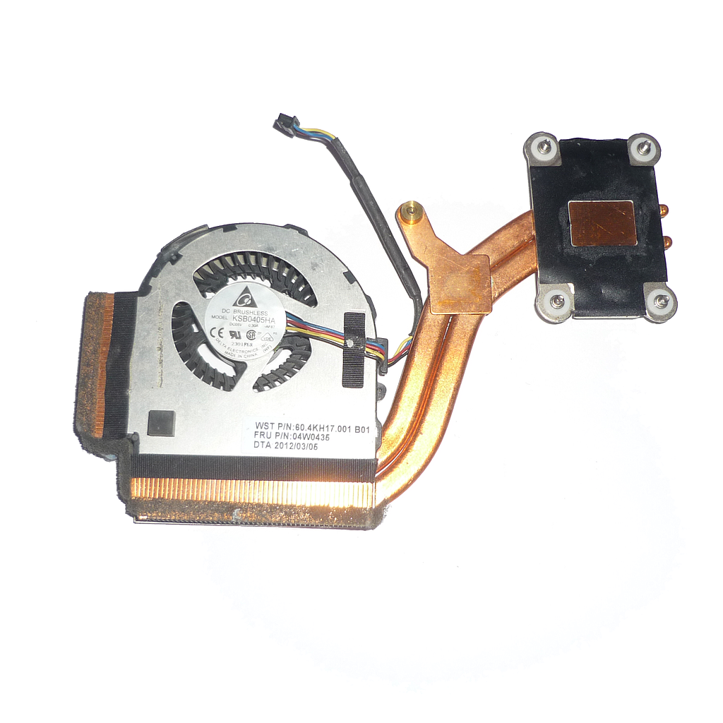 LENOVO THINKPAD X220 X230 X220i CPU Cooling Fan Heatsink FRU 04W0435 Used