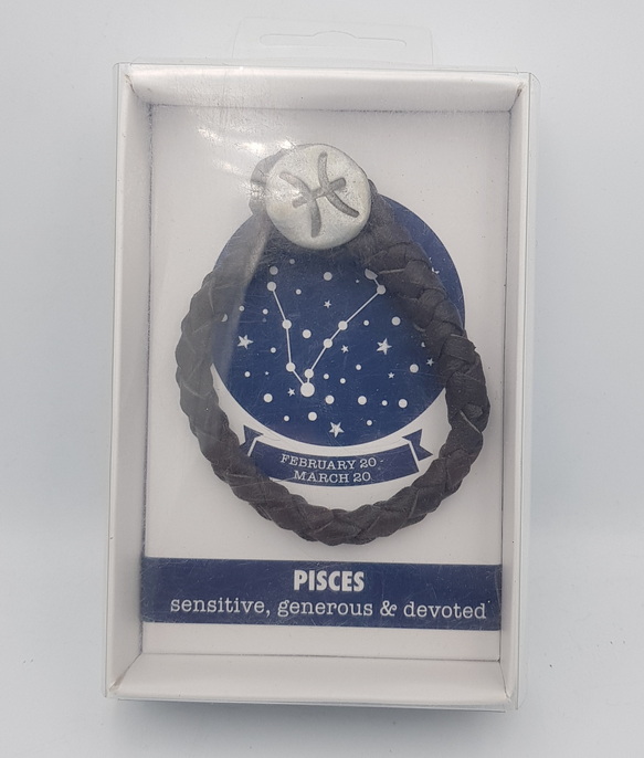 Pisces Hand Bracelet Leather New 19.5cm