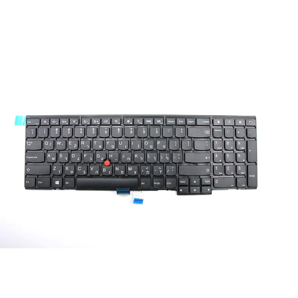 Lenovo Thinkpad T540P W540 L540 L560 P50S keyboard Israel  English 04Y2362 0C44927 KM 105HB Used