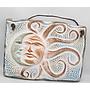 Articiones Handmade Sun and Moon Face Engraved Art Wall Changer Decor Clay